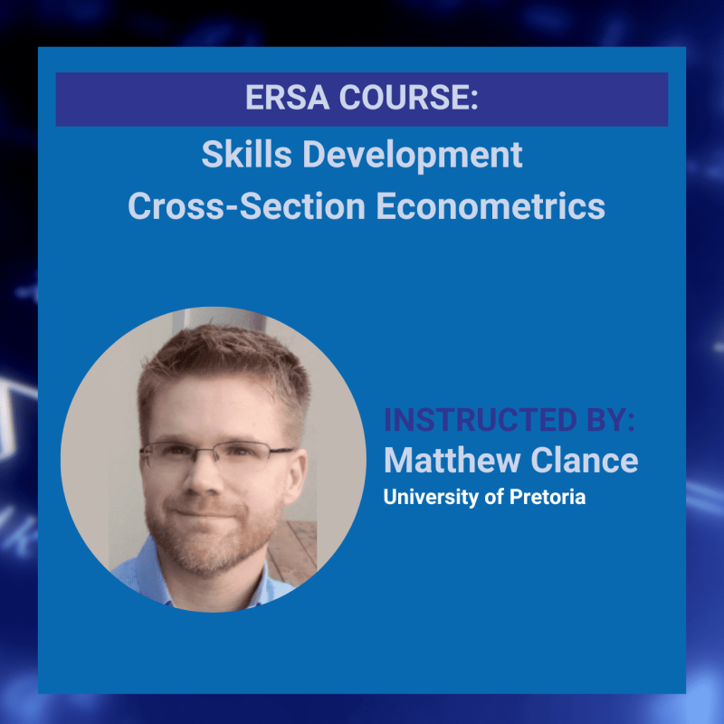 ERSA Cross Sectional Econometrics Course final image