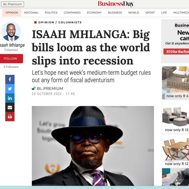 Media Highlight Mhlanga 21 Oct 2022